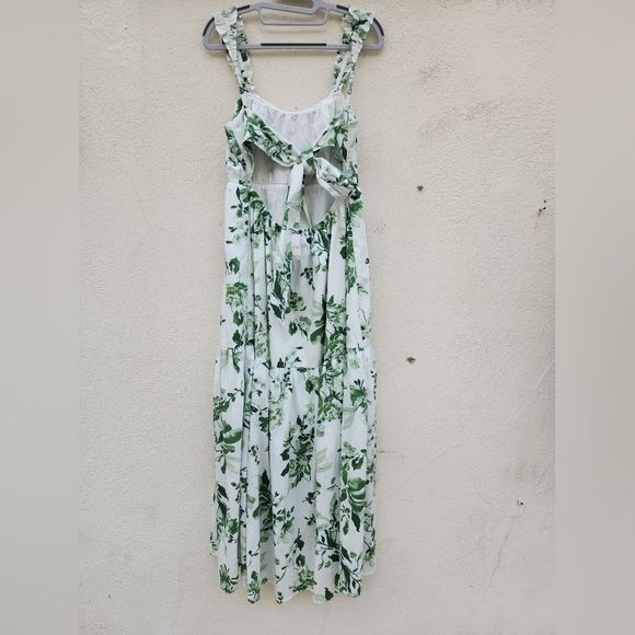 Abercrombie & Fitch Bow Back Poplin Maxi Dress - Picture 5 of 12